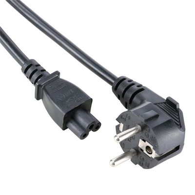 ποιότητας  EU VDE Power Cord Black Home Appliance Laptop Extension Cable εργοστάσιο
