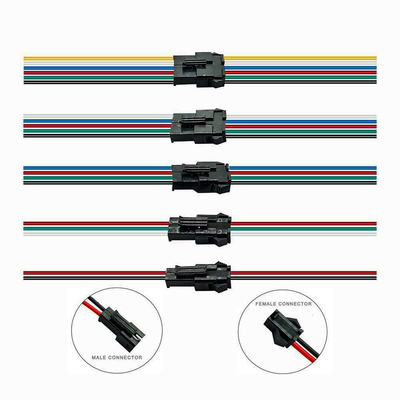 3pin ηλεκτρική πιστοποίηση λουριών UL TS 16949 ISO 9000 καλωδίων συνδετήρων